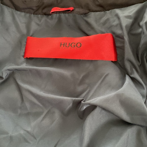 HUGO by Hugo Boss Puffer Winter Real Down Jacket Men’s Black - Picture 4 of 13